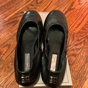 BCBG Maxazria black croc size 36